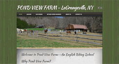 Desktop Screenshot of pondviewfarmny.com